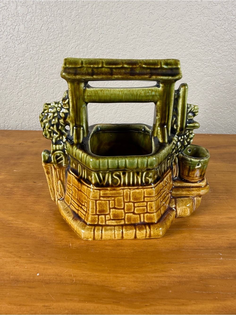 McCoy Ceramic Wishing Well Planter